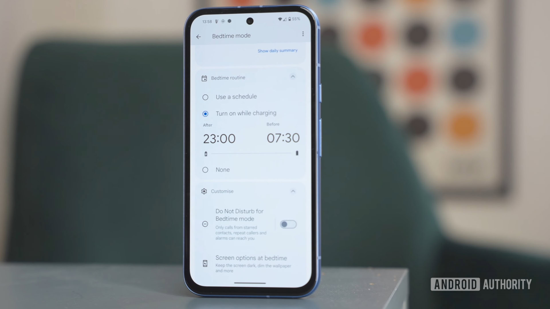 google pixel 8a tips bedtime mode