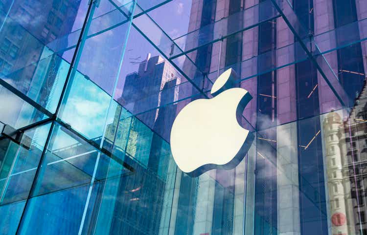 Apple Store at 5th Ave in Manhattan, New York City