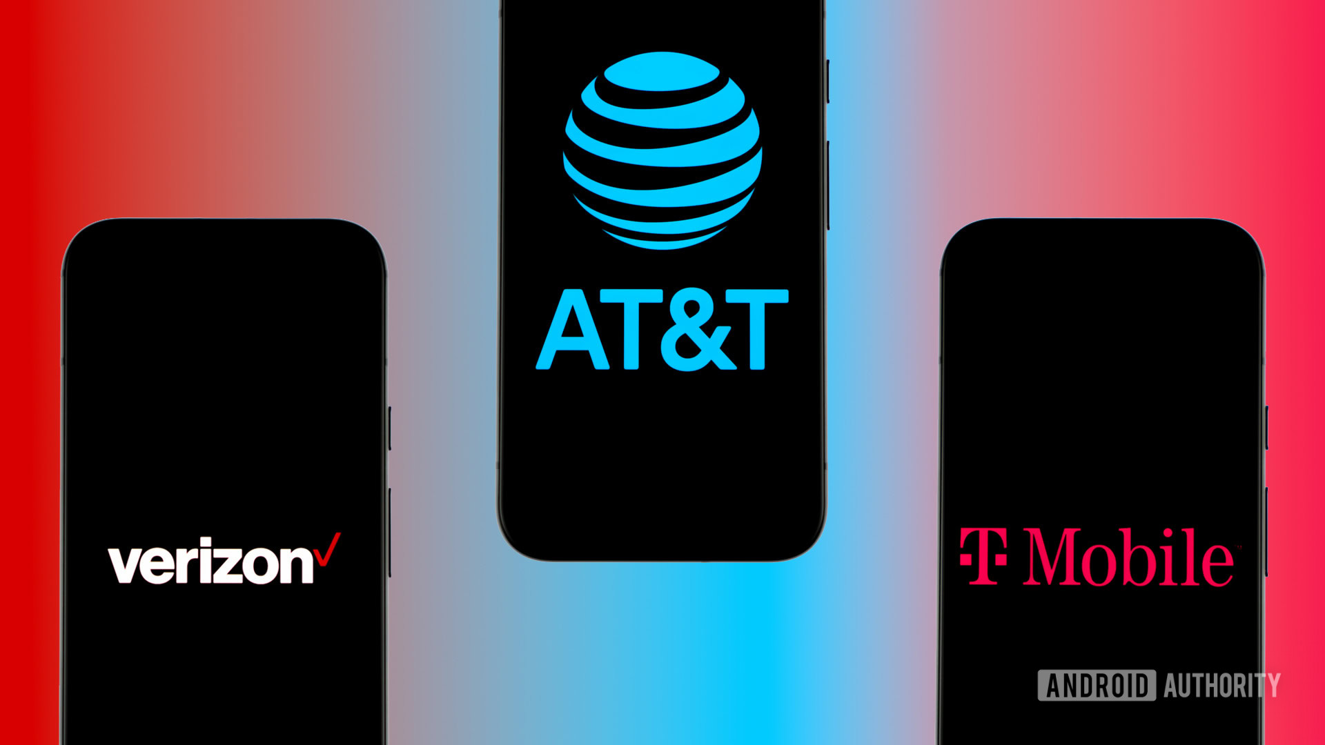 Stock photo of major US carriers Verizon Wireless, AT&T, and T Mobile (10)