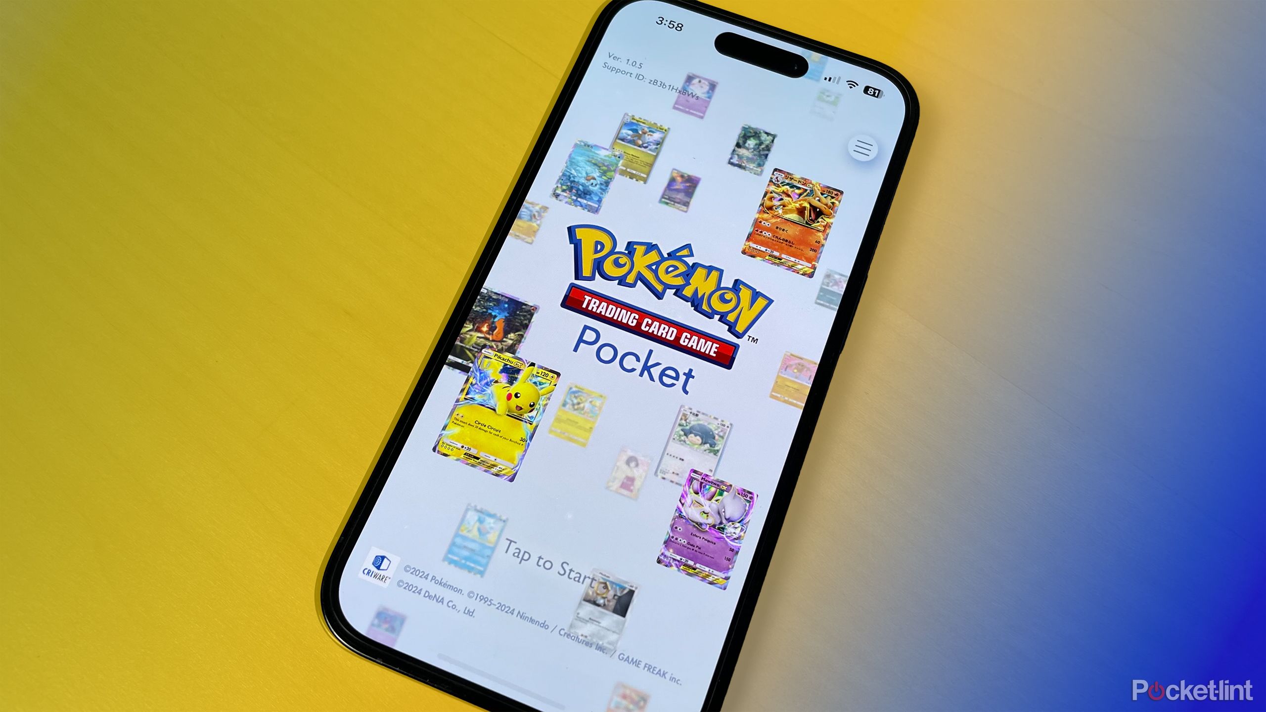 Pokémon TCG Pocket on iPhone