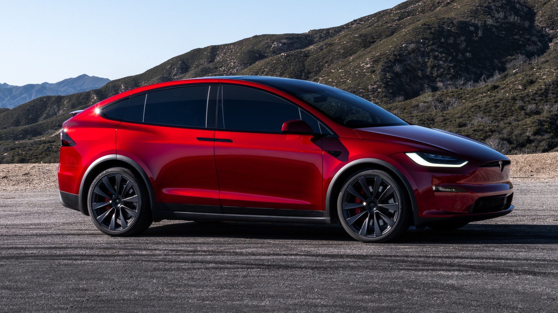 red 2023 Tesla Model X