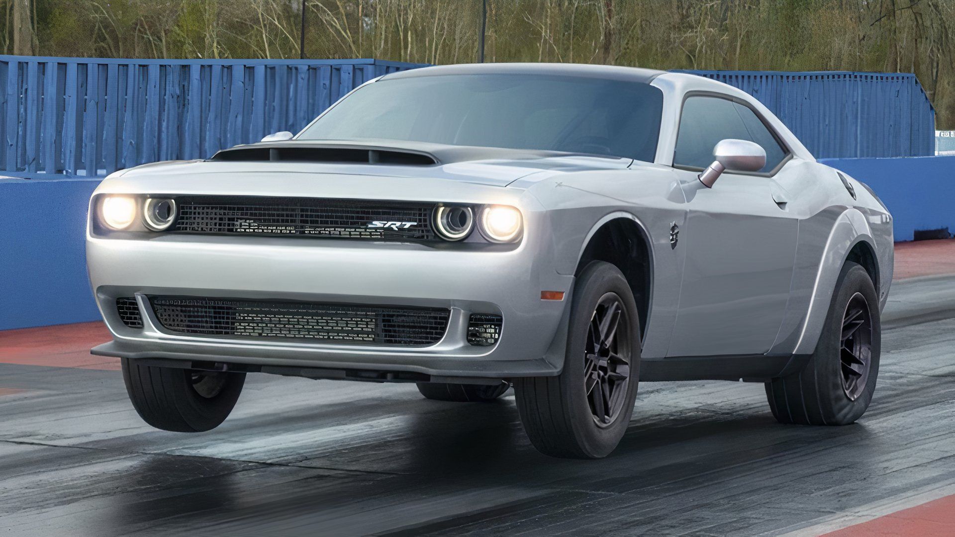 3/4 front view of 2023 Dodge Challenger SRT Demon 170