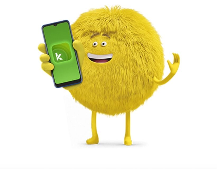 Yellow animated Cricket Wireless mascot