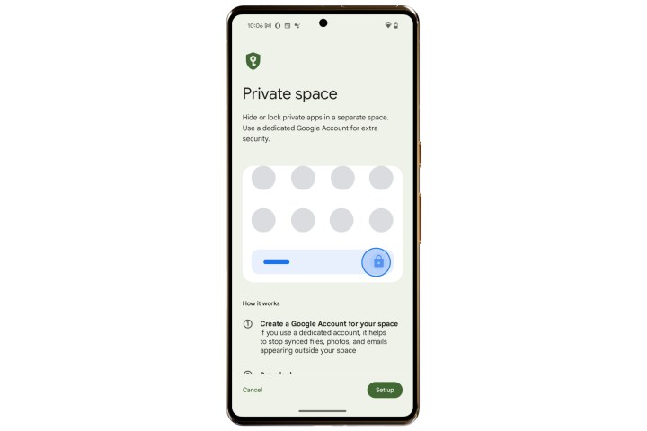 Private Space on Android 15