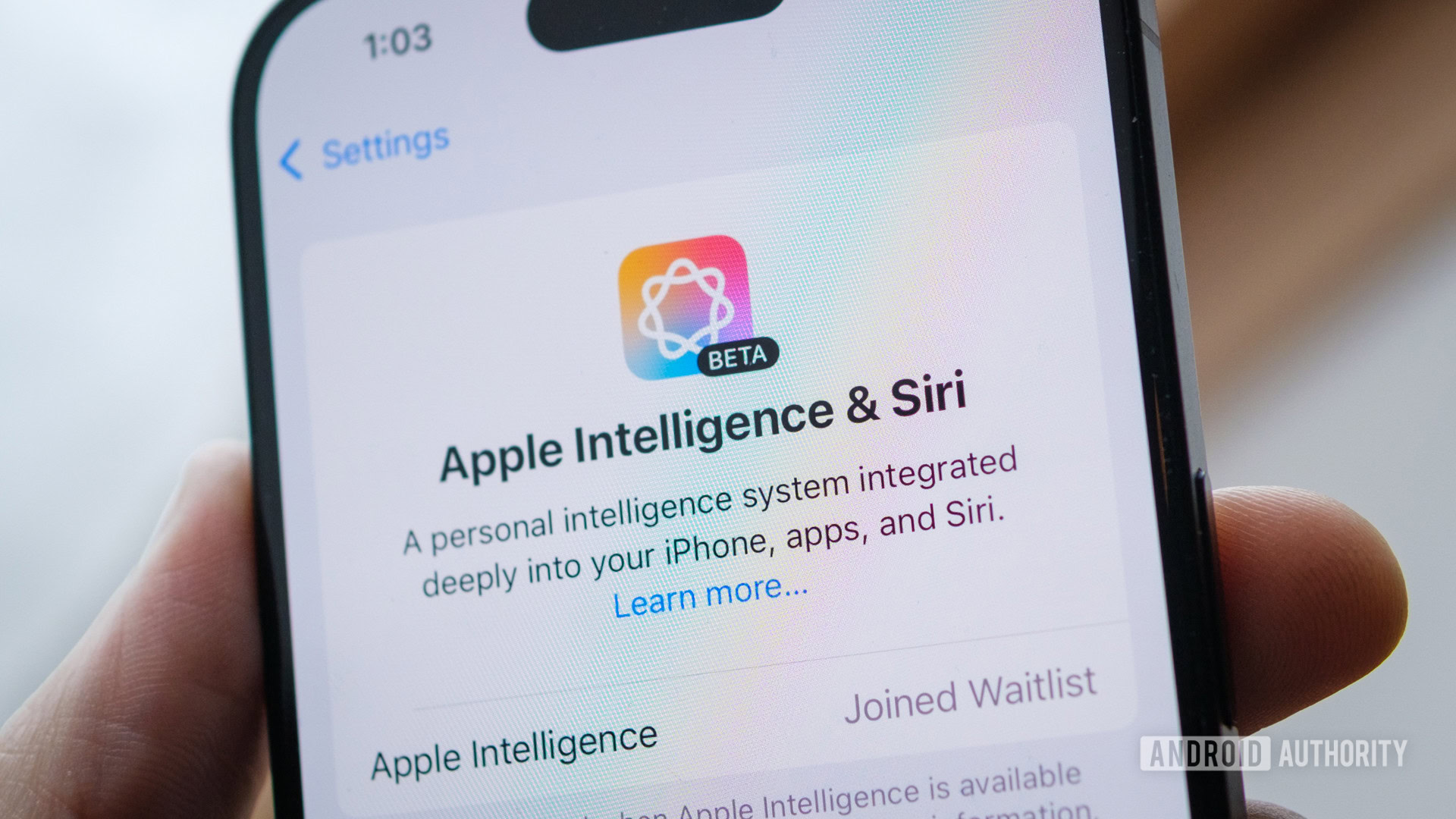 Apple Intelligence sign up