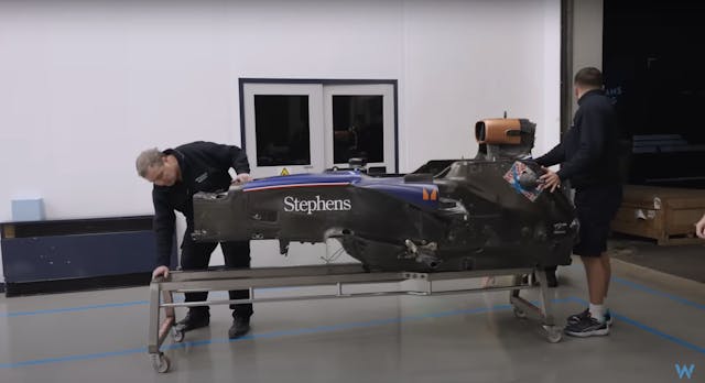 Williams F1 car chassis