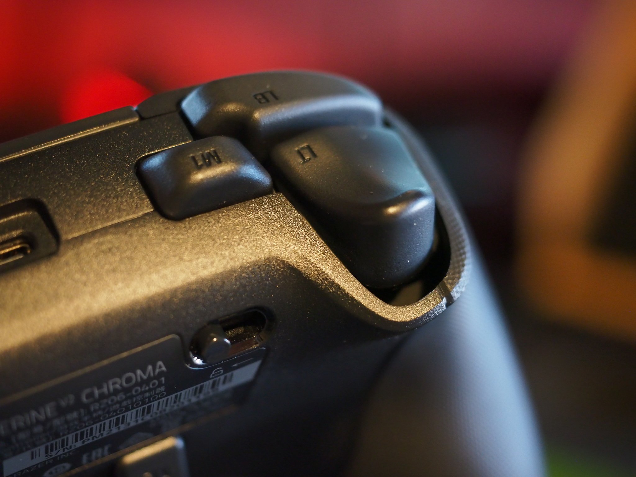 Razer Wolverine V2 Review 2024: Showcasing the position of the triggers