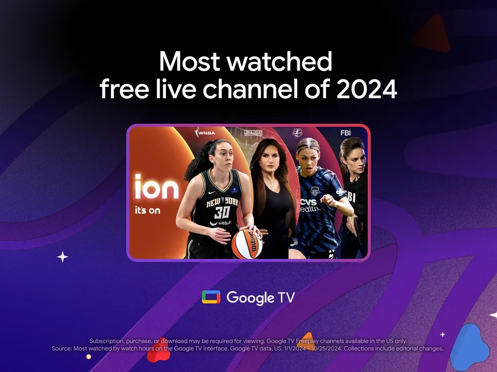 Most watched free live TV channel of 2024 ION Television