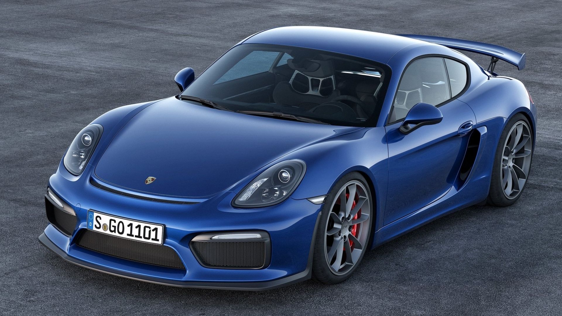 Blue 2016 Porsche Cayman GT4