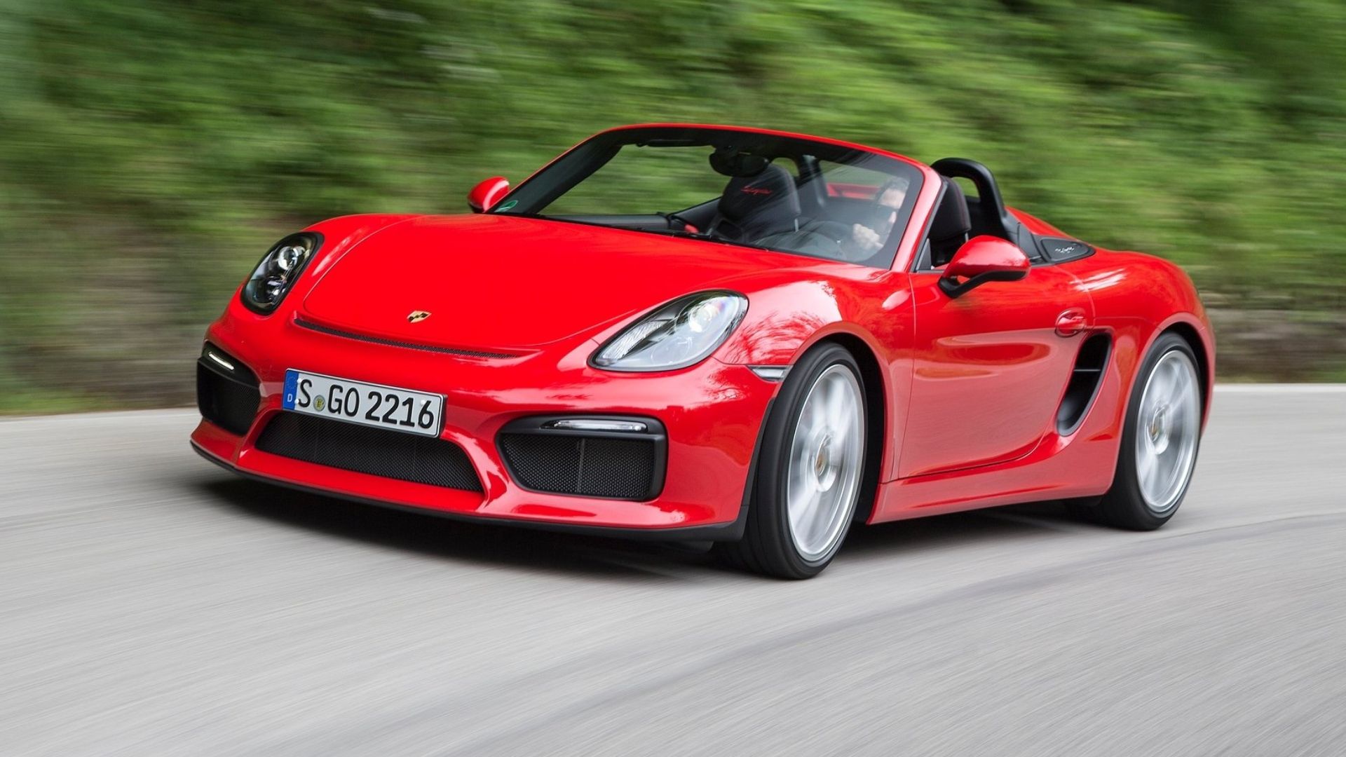 Red 2016 Porsche Boxster Spyder