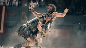 GLADIATOR II, (aka GLADIATOR 2), from left: Pedro Pascal, Paul Mescal, 2024. ph: Aidan Monaghan / © Paramount Pictures / Courtesy Everett Collection