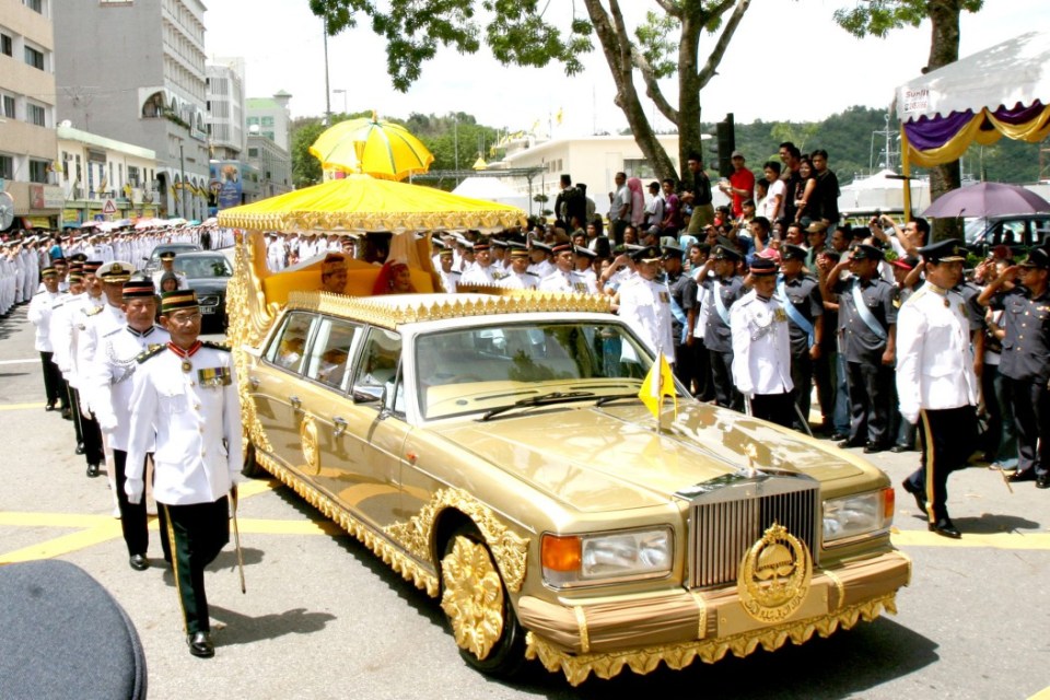 The Silver Spur II used on the Sultan’s wedding day