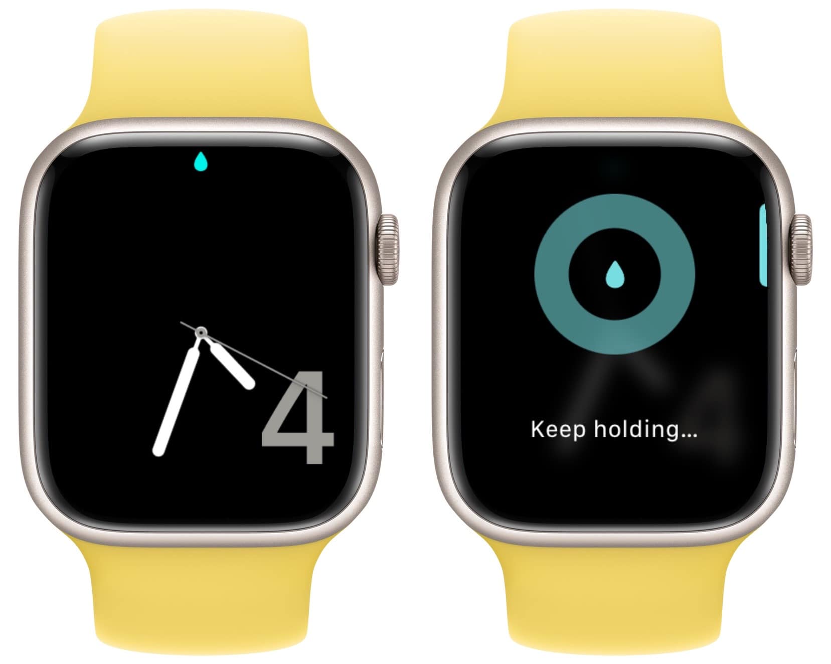 Unlocking Apple Watch in Water Lock