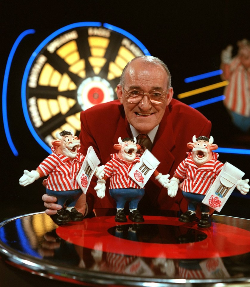 Bowen hosted Bullseye from 1981 to 1995