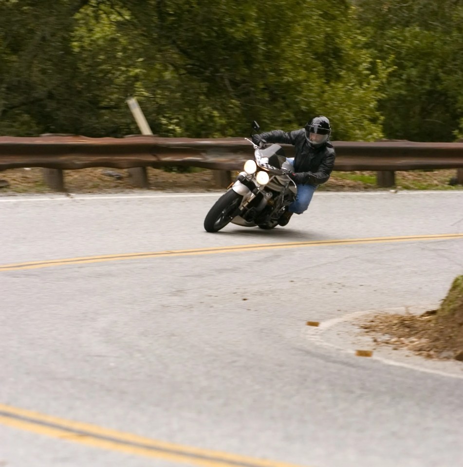 Riders must know how to safely ride around bends and come to a controlled stop afterwards