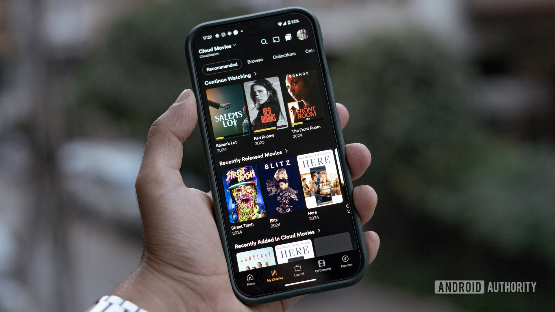 Plex new interface showing the libraries page