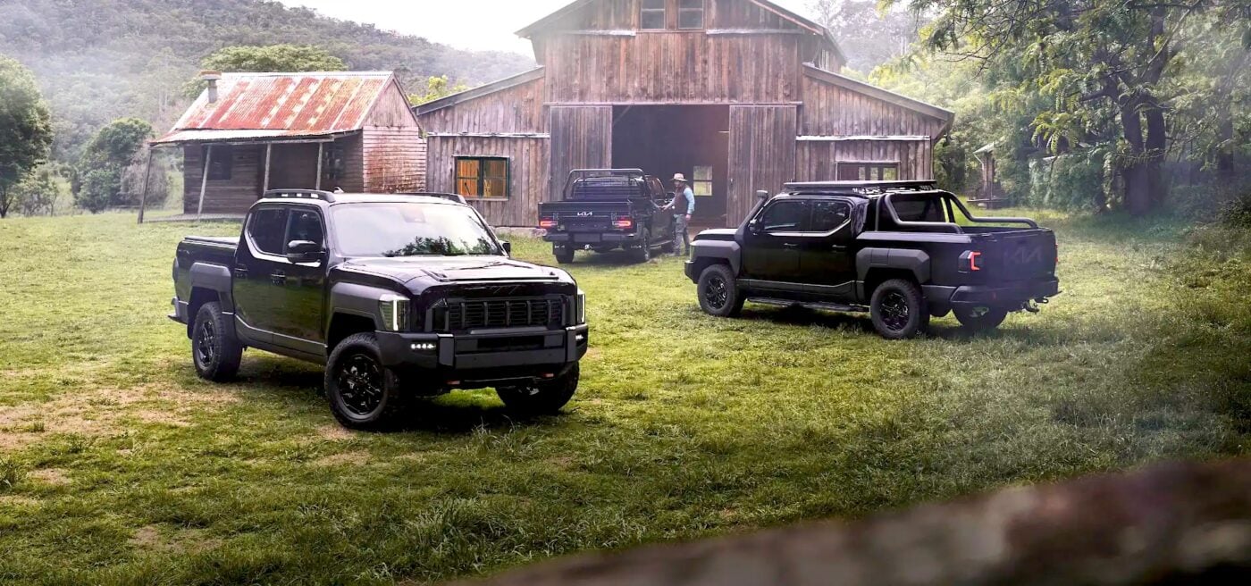 Black pickups in Australia's Ute Market scene.