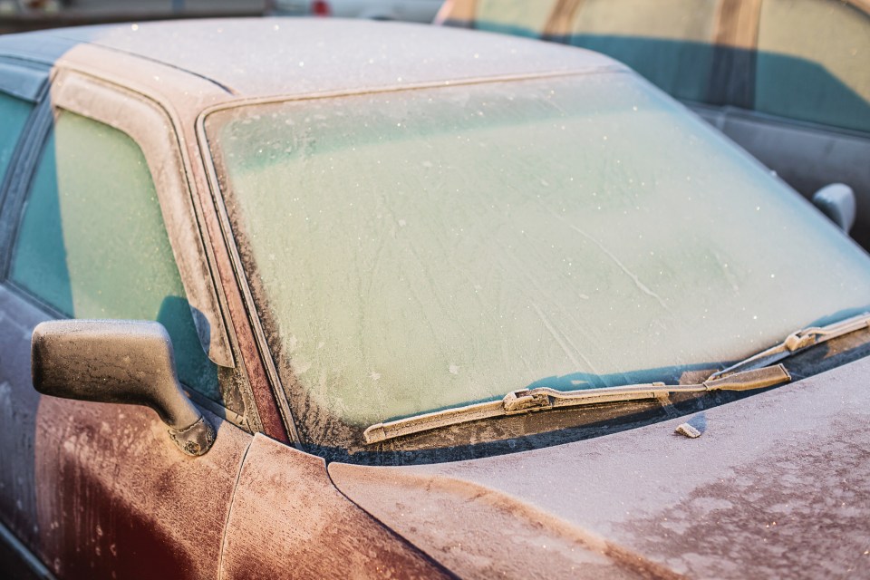 When the damp air hits the cold glass of your windscreen, it condenses rapidly and causes the pane to fog up (stock image)