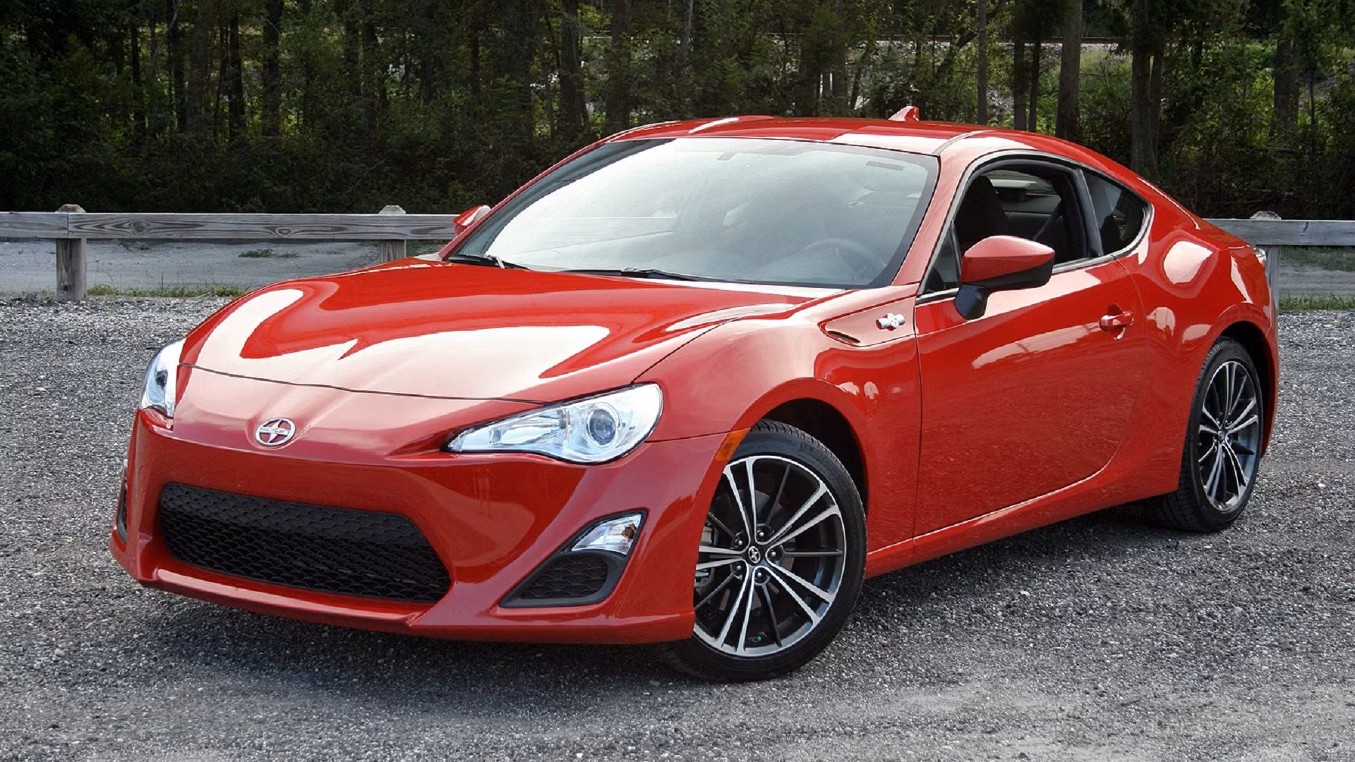 A parked 2015 Scion FR-S