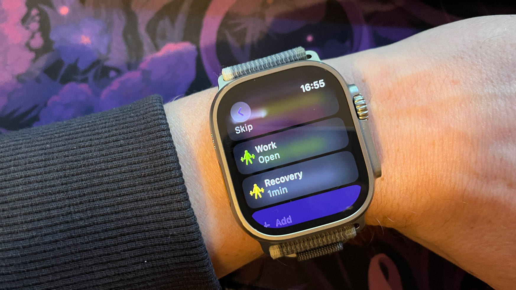 Apple Watch Ultra 2 using traditional strength training