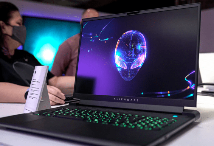 The Alienware m18 gaming laptop.