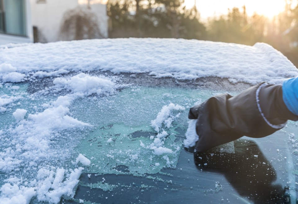 You can use a 2p bathroom essential to defrost your windscreen in seconds