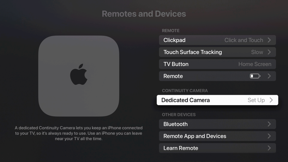 Apple TV dedicated iPhone