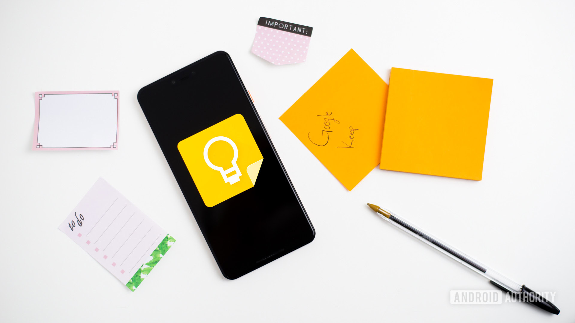 Google Keep Notes stock photo 2