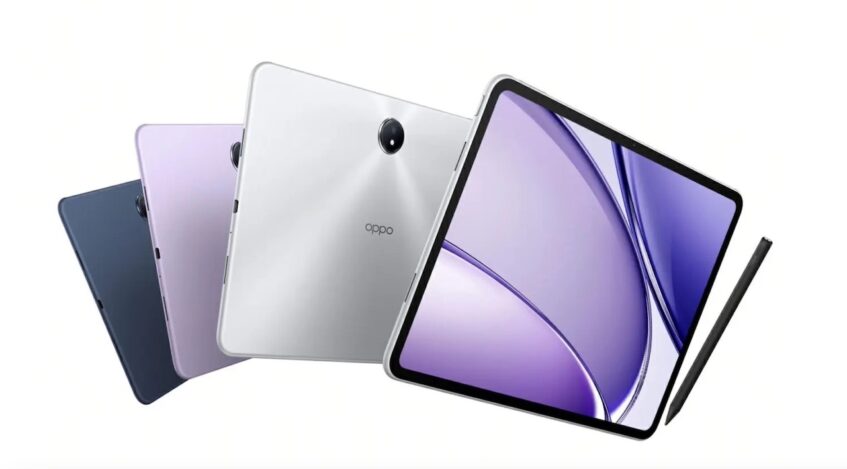 Oppo Pad 3 renders in three different colors