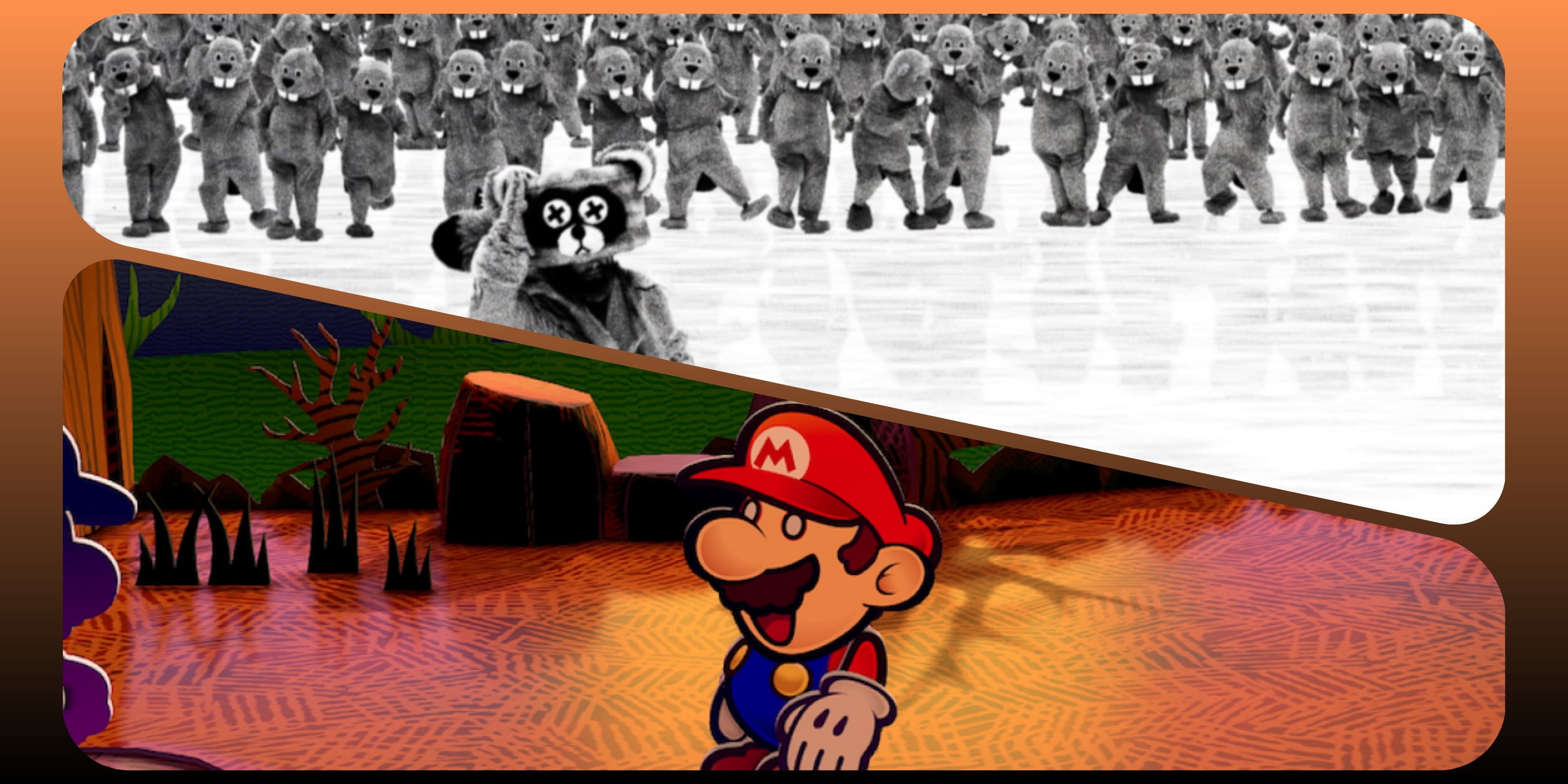 Hundreds of Beavers and Paper Mario