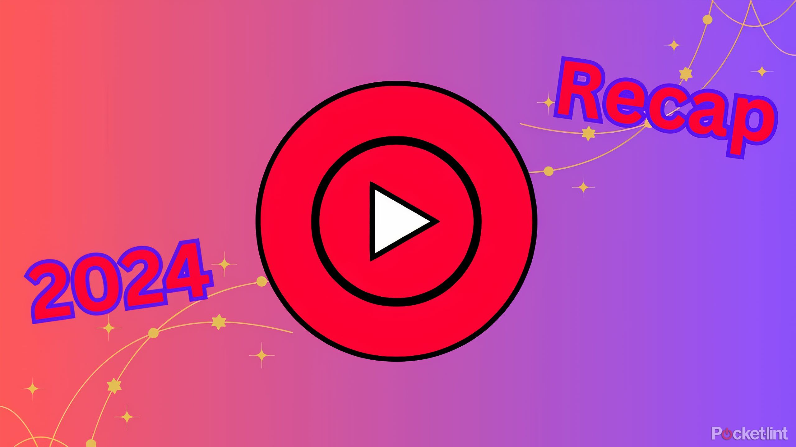 YouTube Music Recap 2024 header