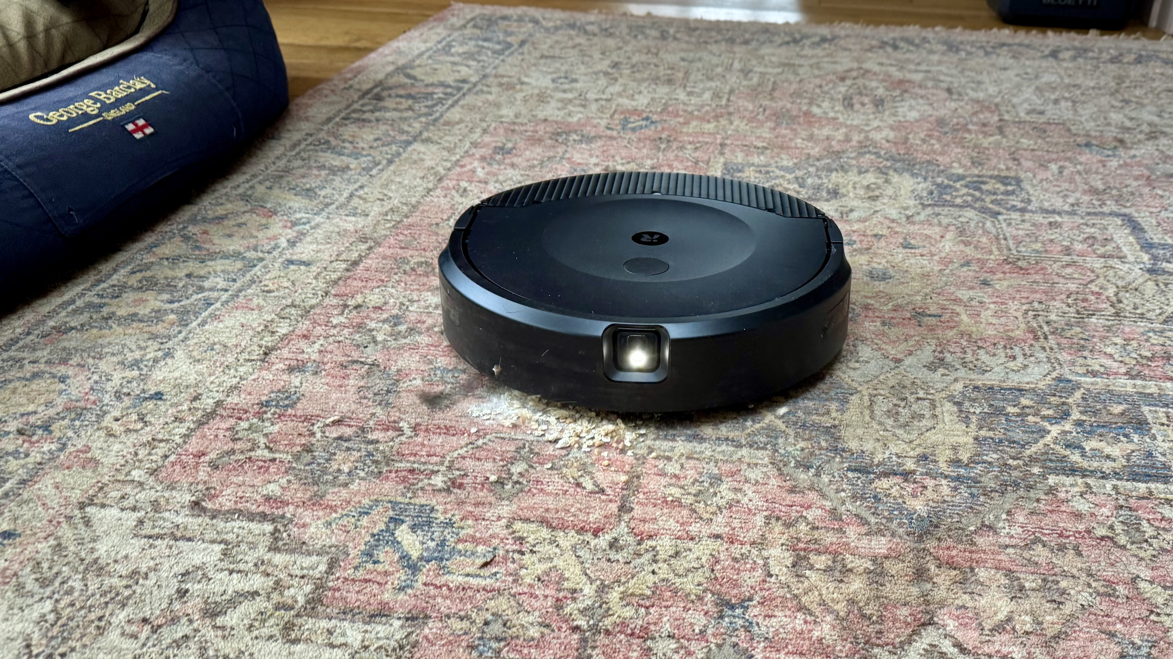 Roomba Combo 10 Max trying to vacuum biscuit crumbs, oats and flour from a rug