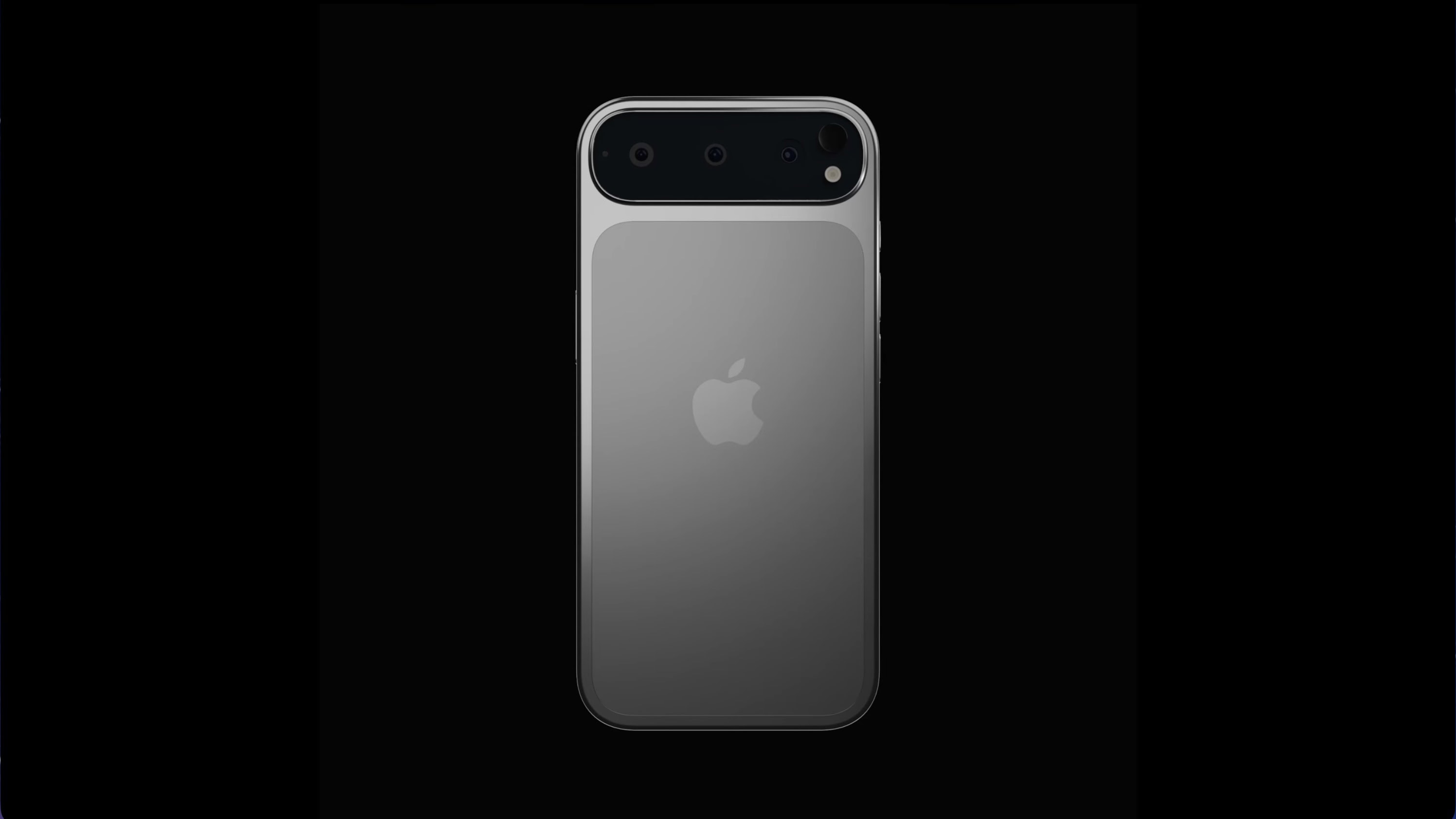 Leaked render of iPhone 17 Pro Max rear panel.