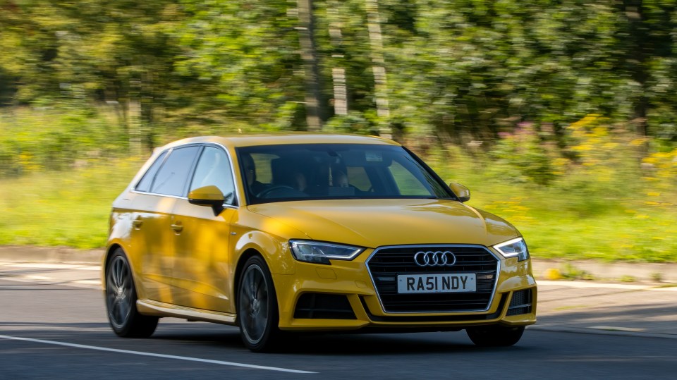 Drivers picking up the sporty RS3 version of the Audi A3 will see the steepest increase