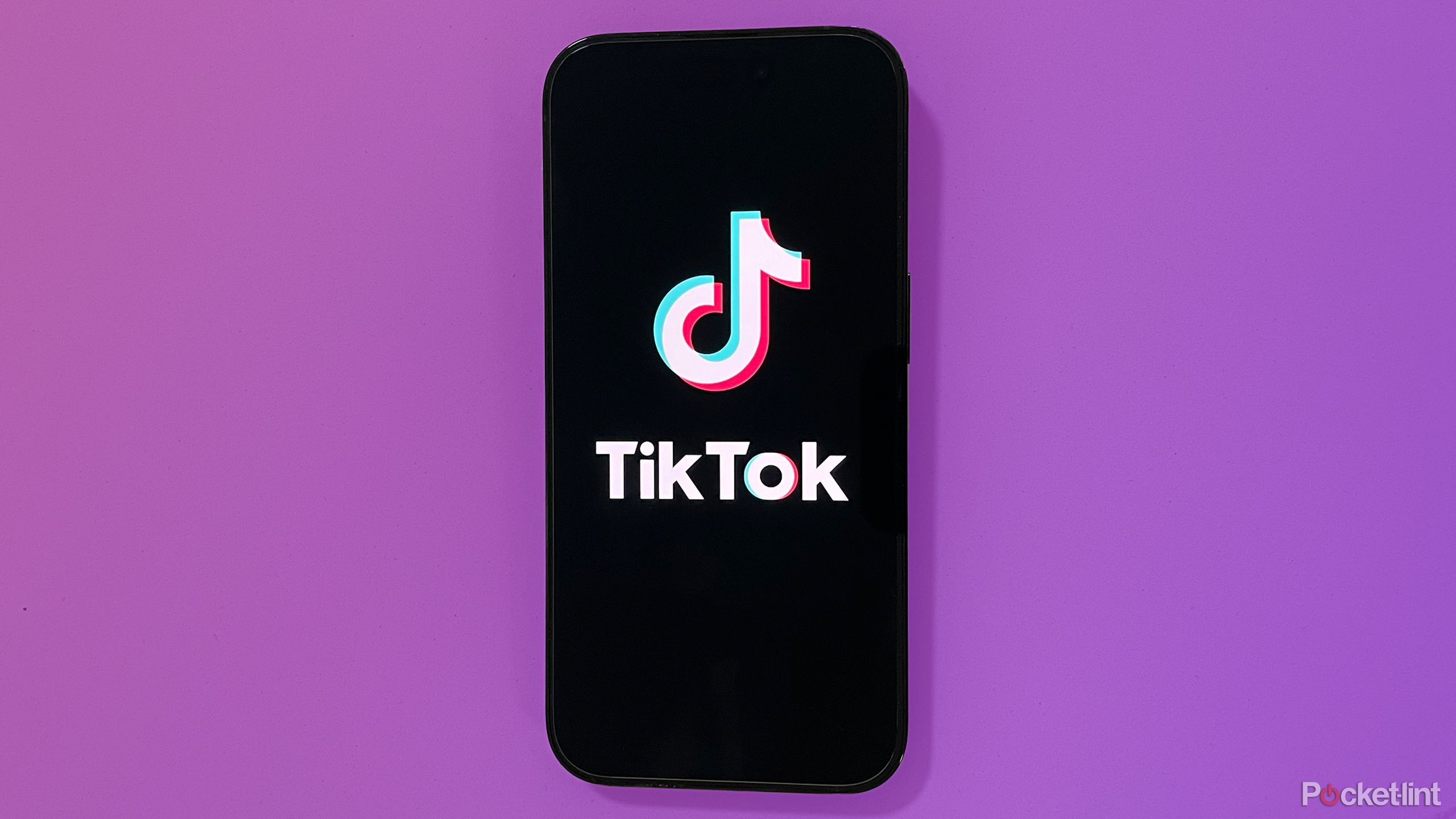 TikTok logo on iPhone