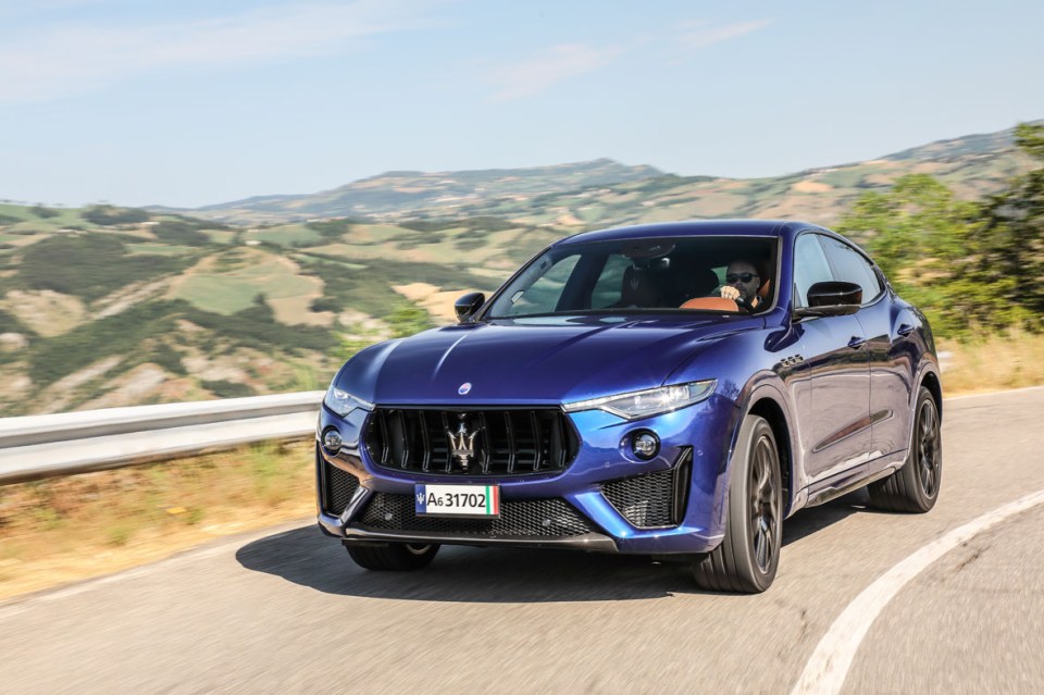 The stylish Maserati Levante has seen the biggest drop off in terms of value