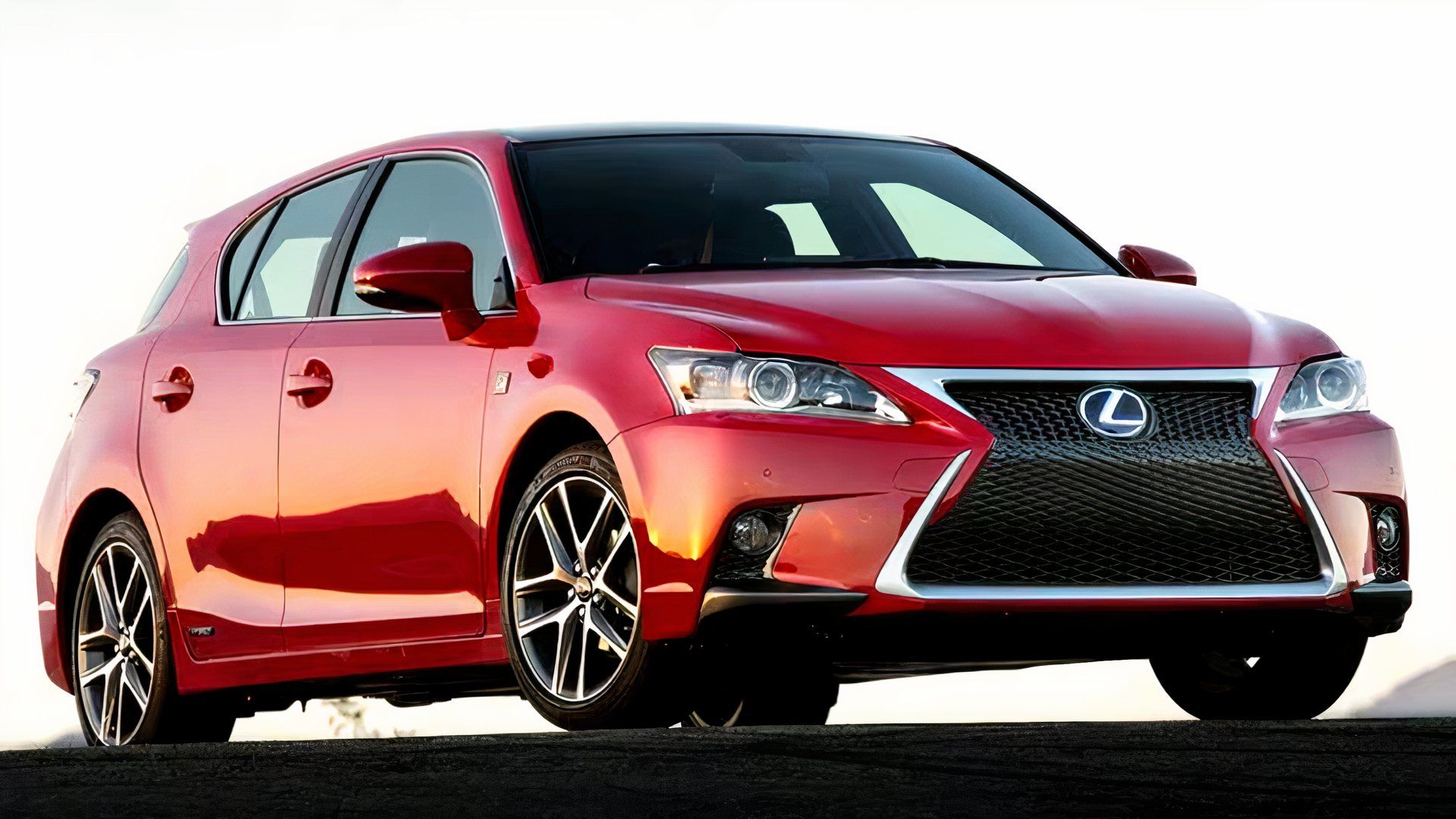 red 2015 Lexus CT 200h