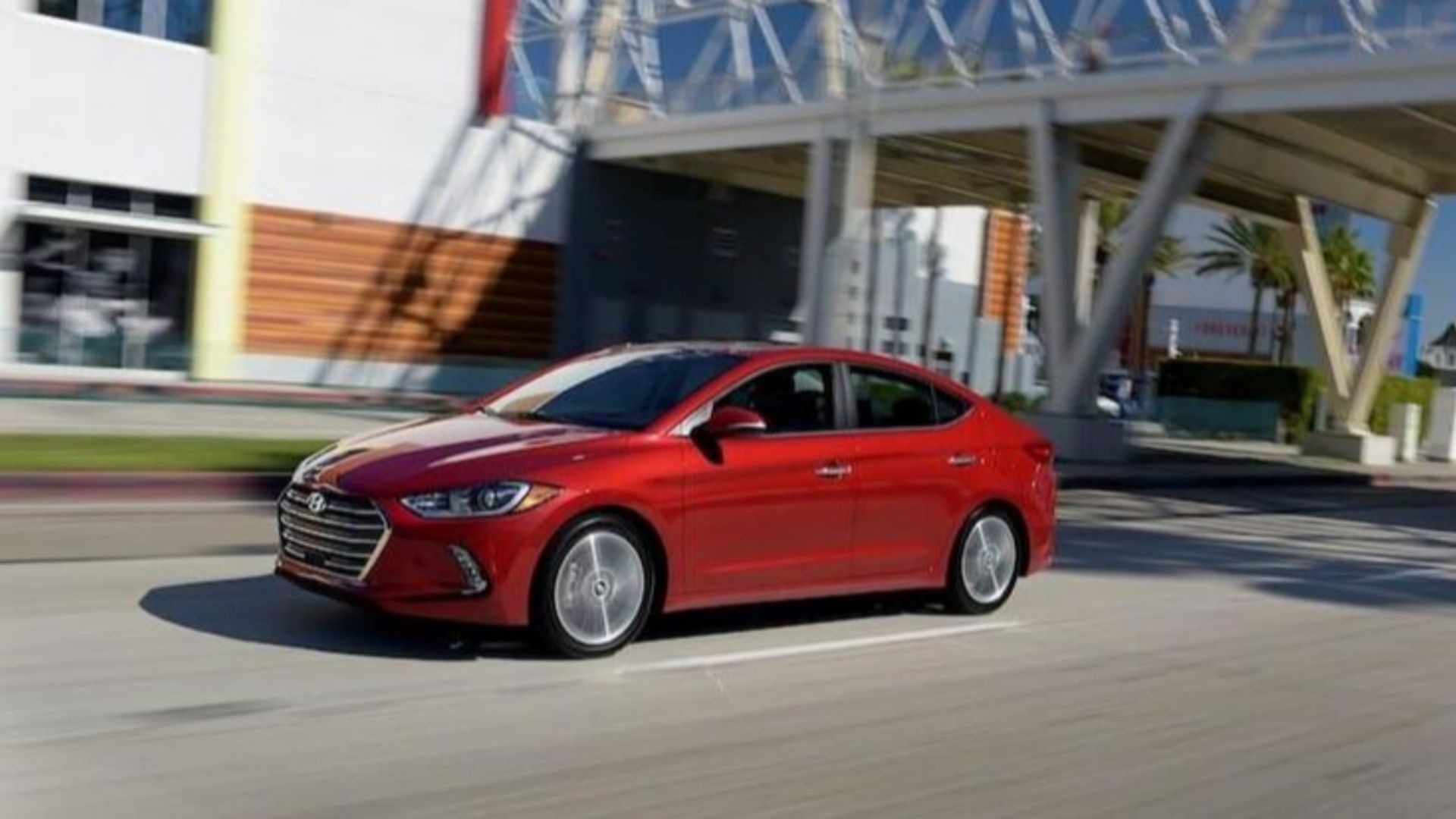 Front 3/4 shot of a 2013 Hyundai Elantra