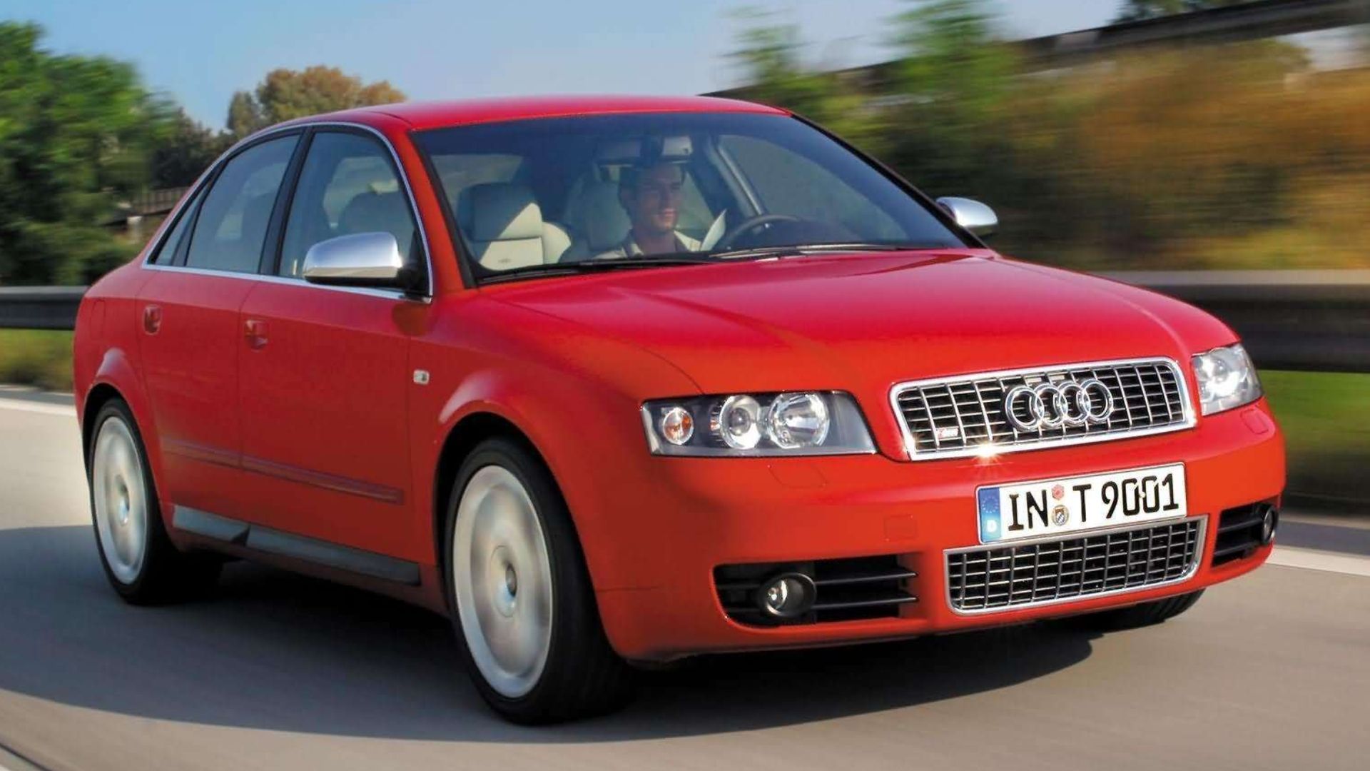 Red 2001 Audi S4