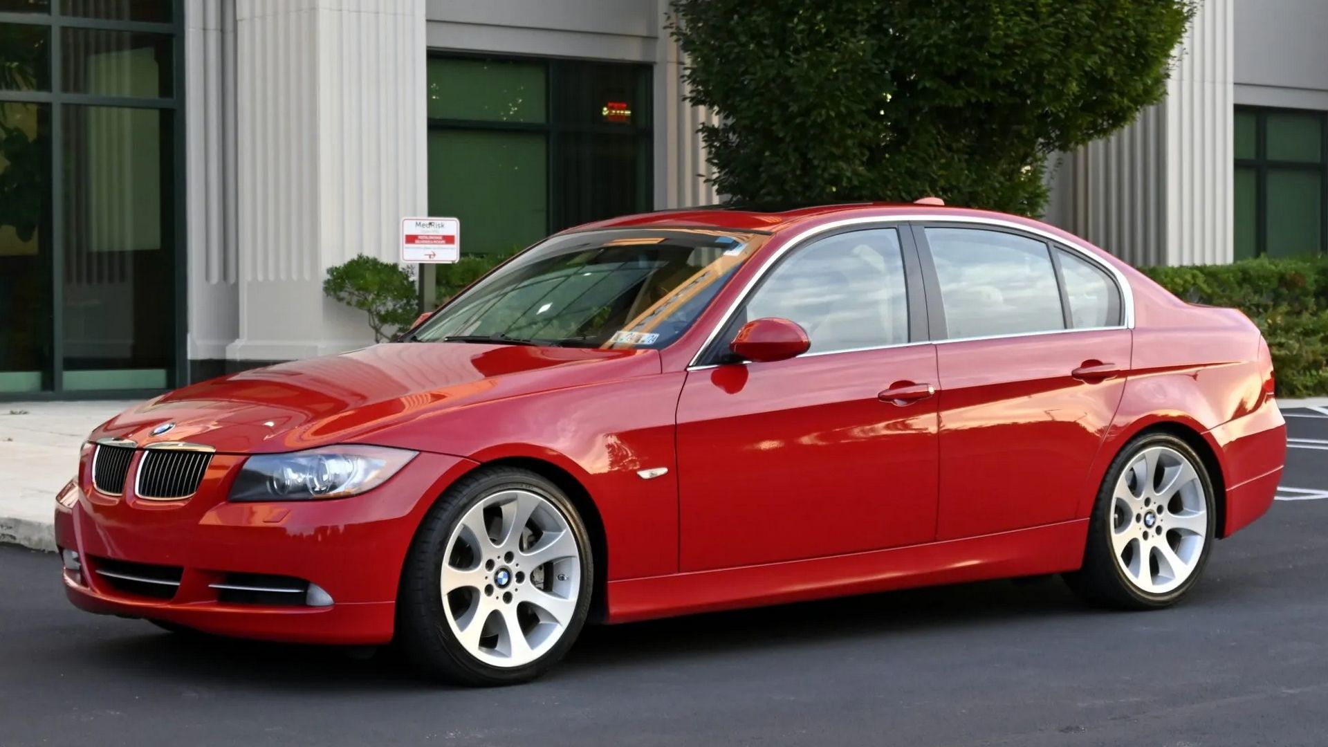 Red 2007 BMW 335i Sedan