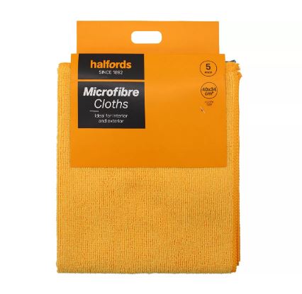 Keep your motor showroom shiny with a a pack of microfibre cloths