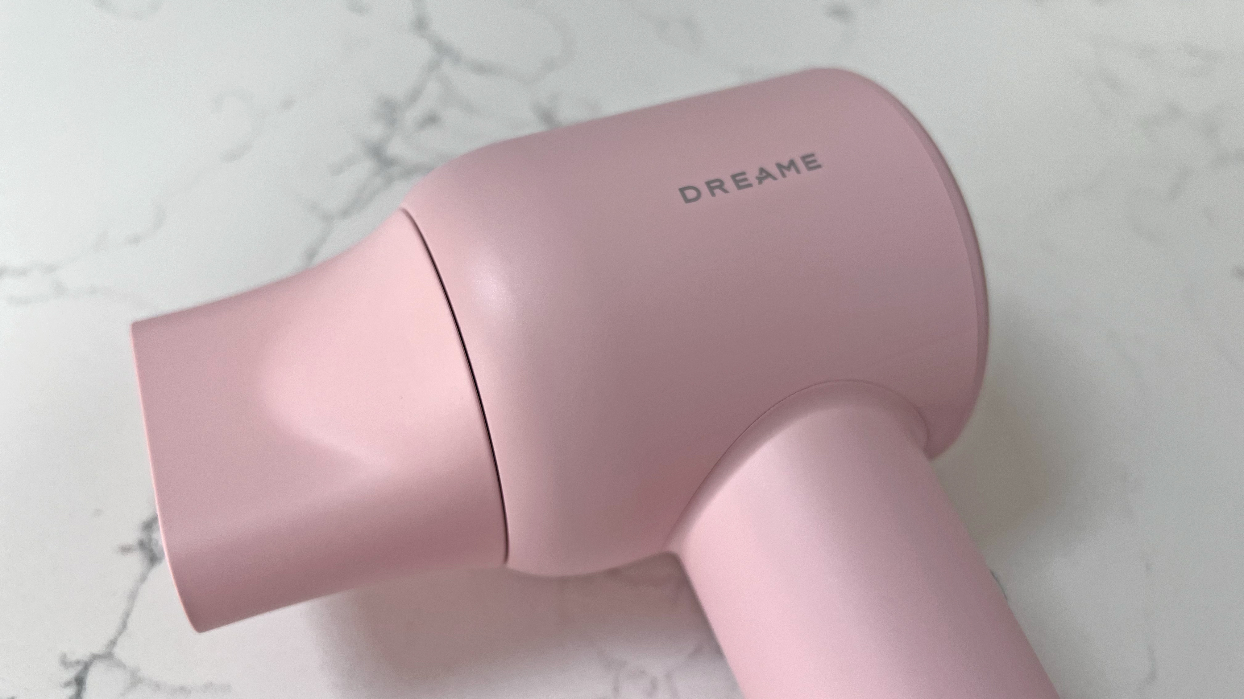 Dreame Gleam hair dryer on reviewer's dressing table