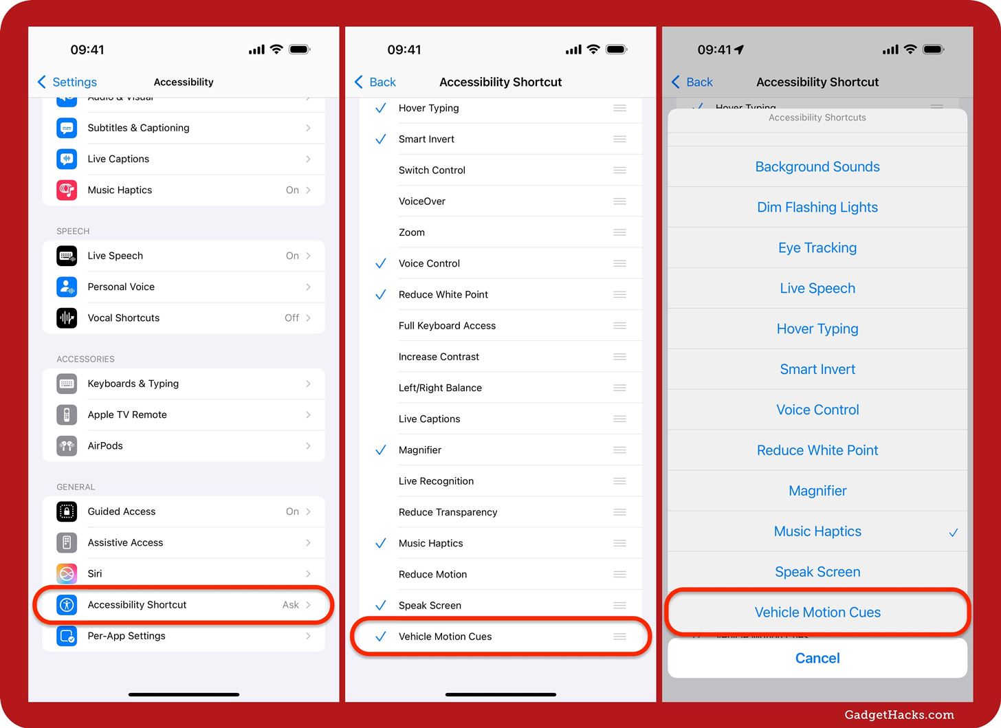 Reduce Motion Sickness While Using Your iPhone or iPad During a Car Ride with Vehicle Motion Cues