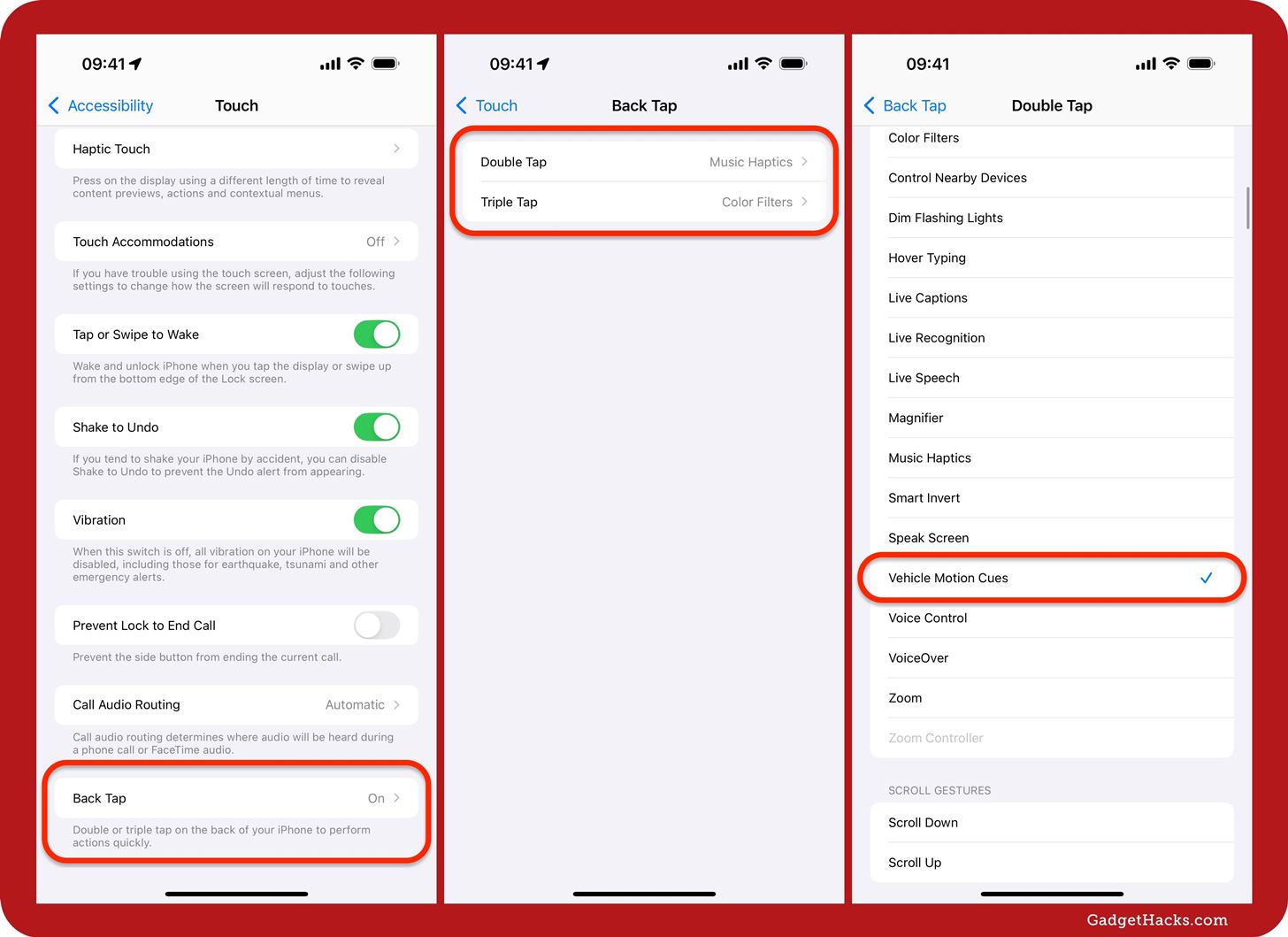 Reduce Motion Sickness While Using Your iPhone or iPad During a Car Ride with Vehicle Motion Cues