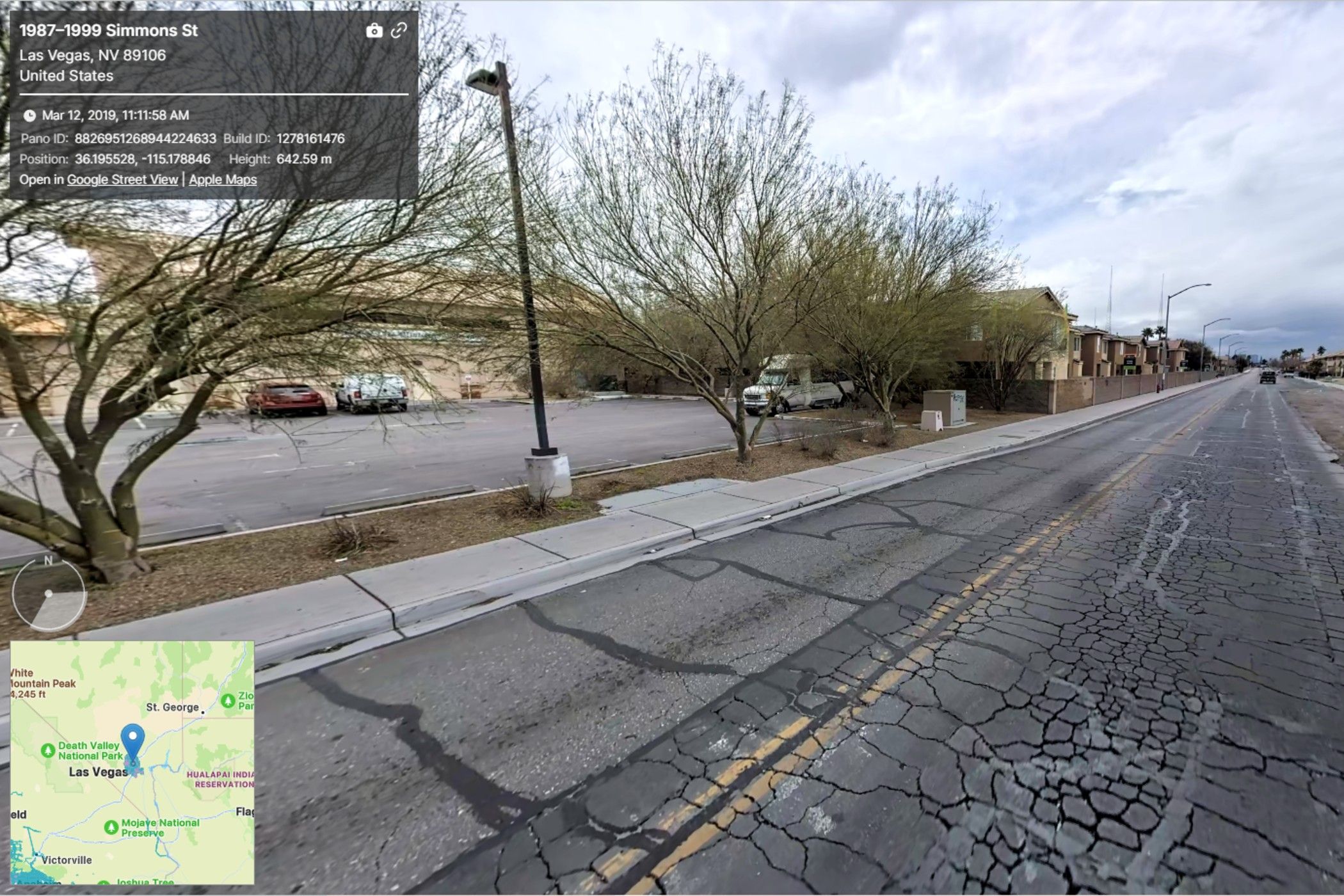 Apple Maps Web App Snip Las Vegas