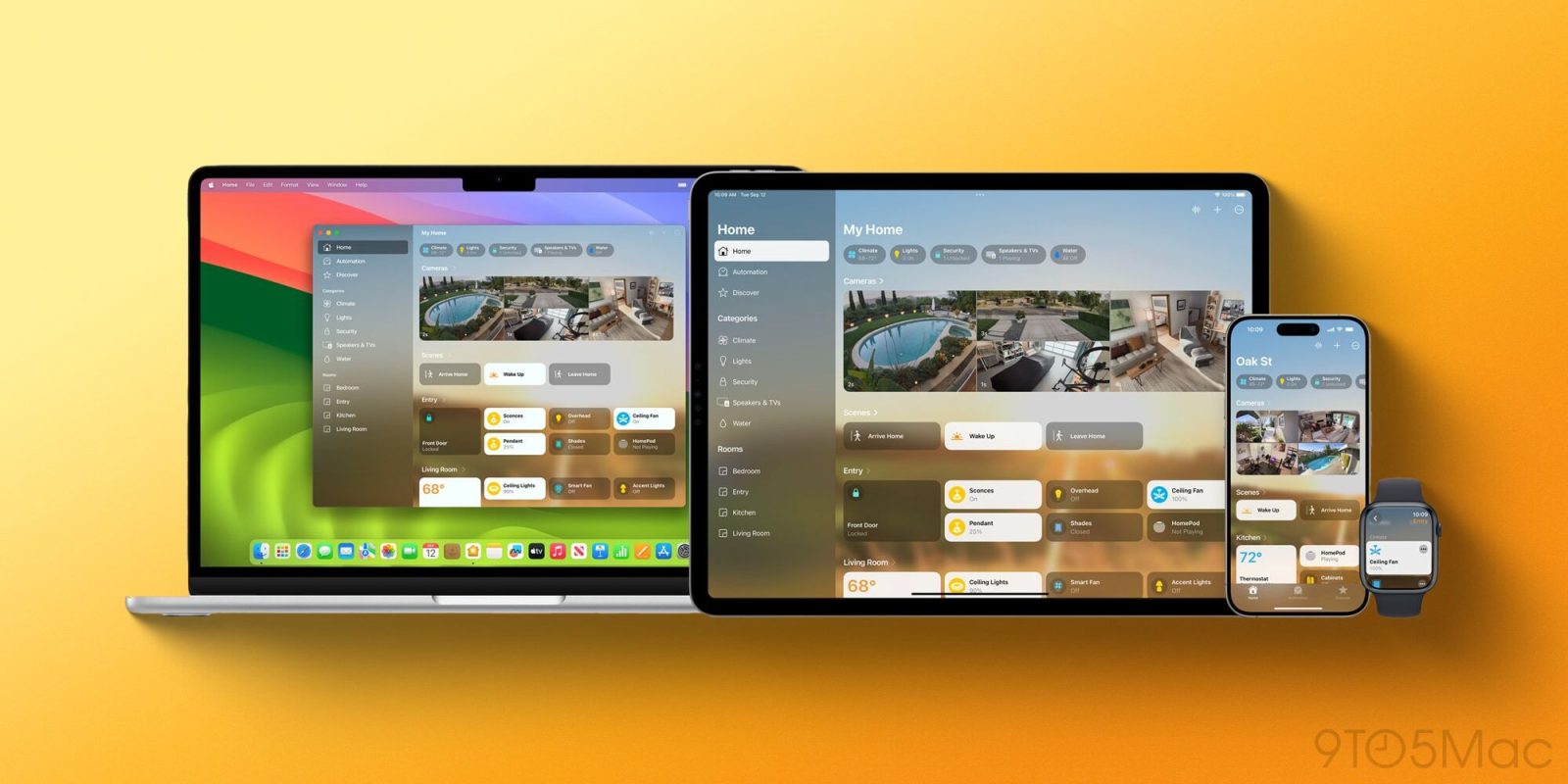 Apple products Home app lineup