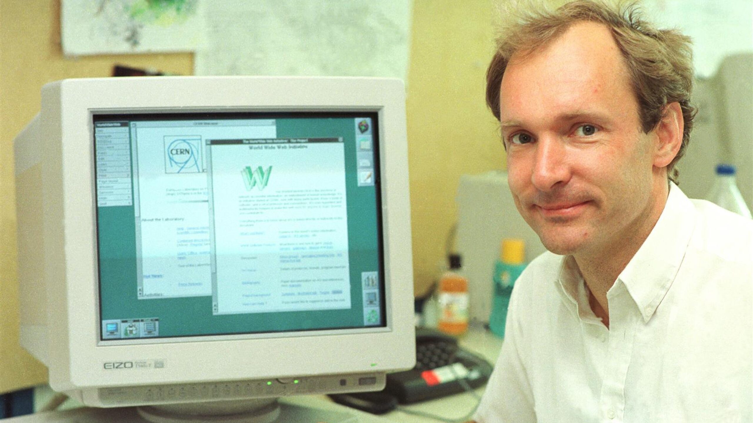 Tim Berners Lee First Website CERN