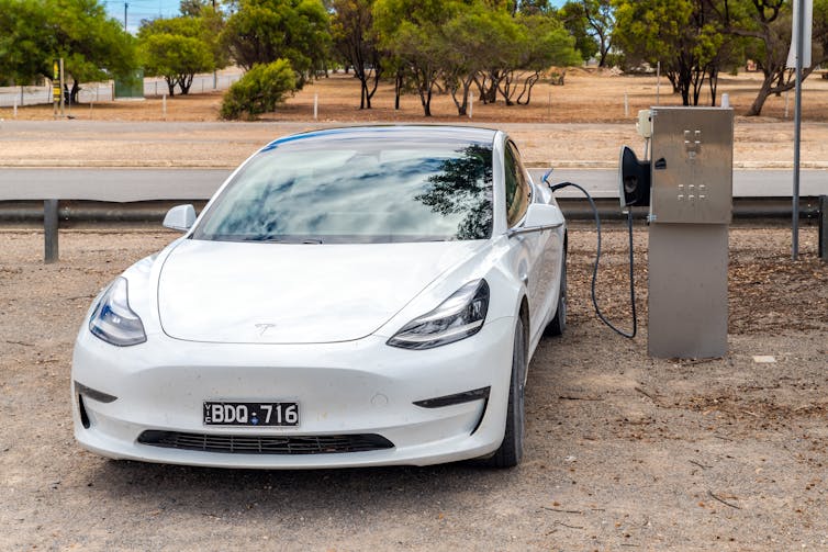 EV charging in rural area