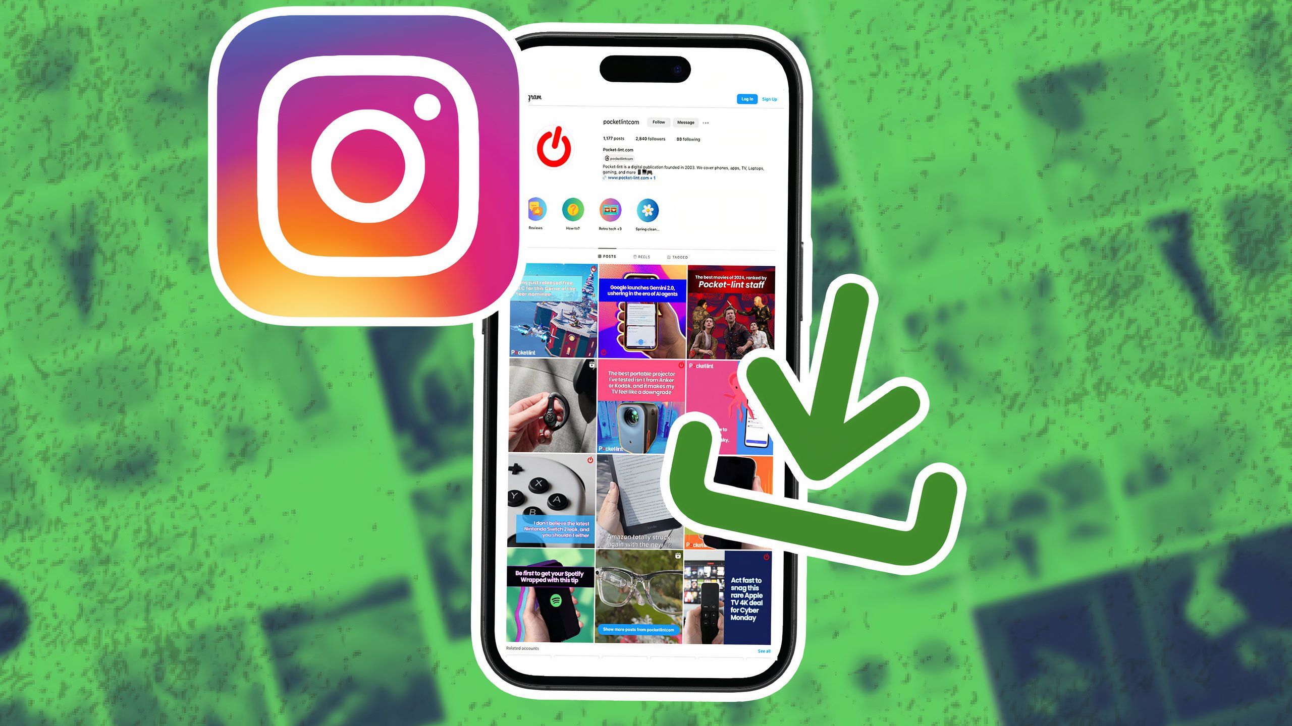 Downloading photos from Instagram on iOS and Android