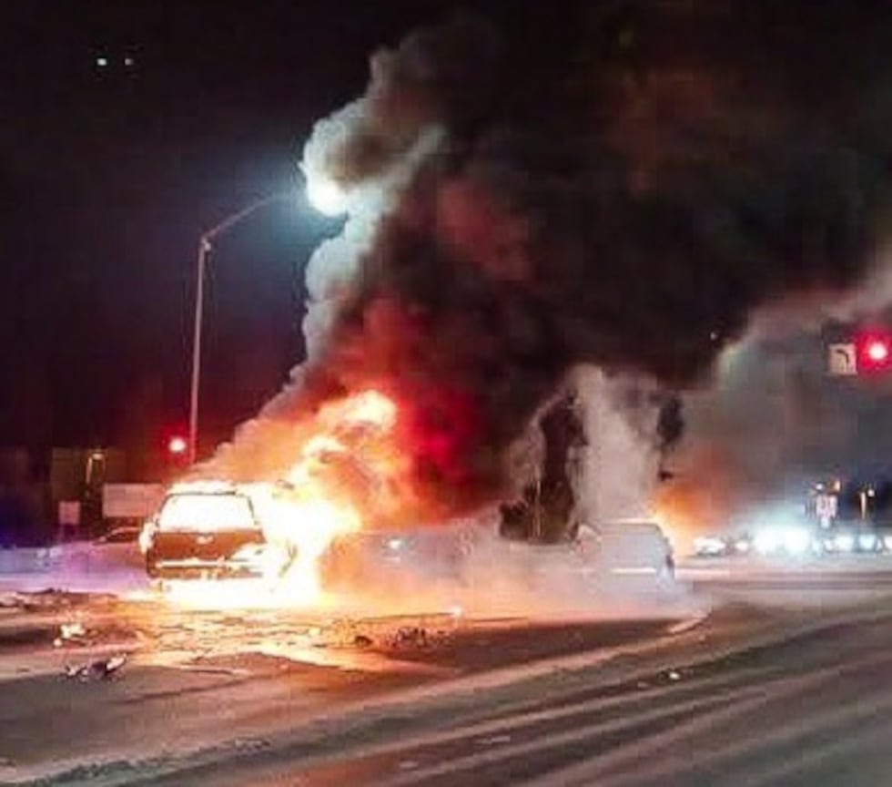 Car crash in Anchorage, Dec. 24